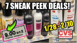 Cvs Sneak Peek Deals Starting Savvy Coupon Shopper